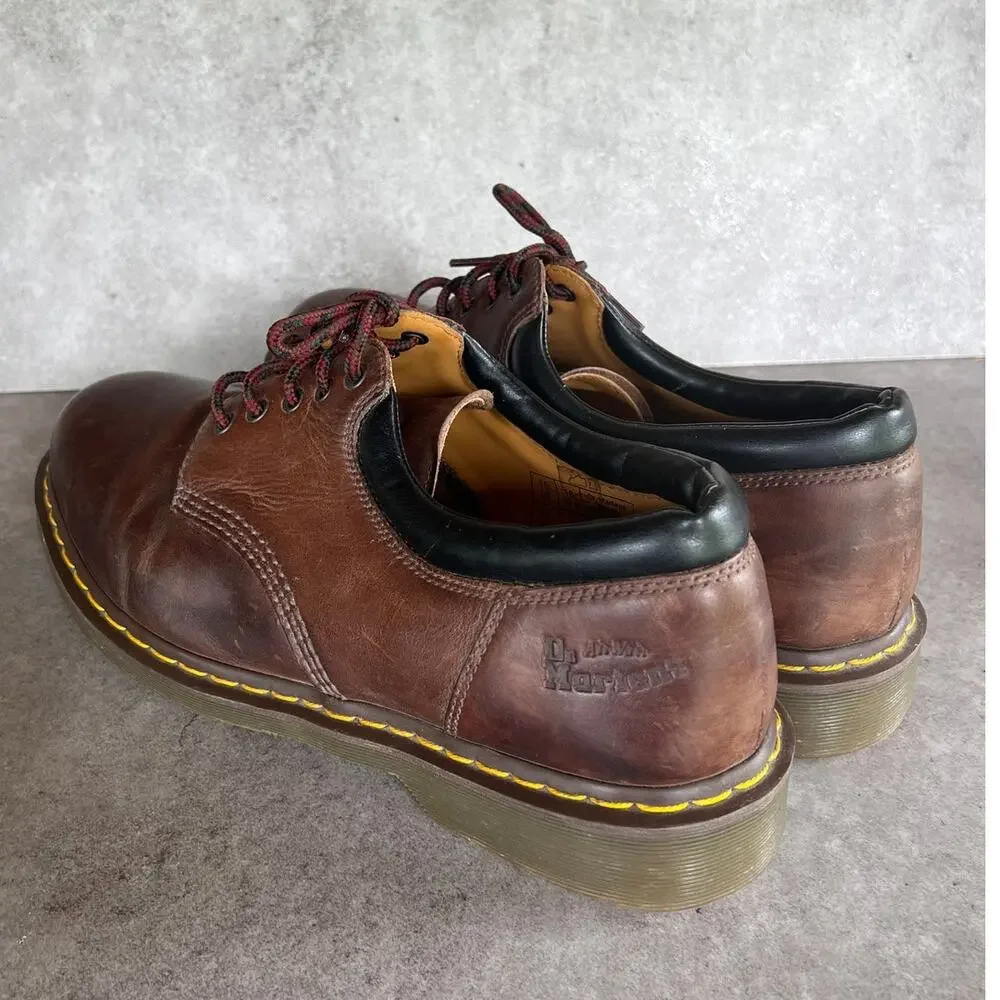 Dr. Martens 8053 5-eye casual shoes brown oxfords chunky grunge mens dressy